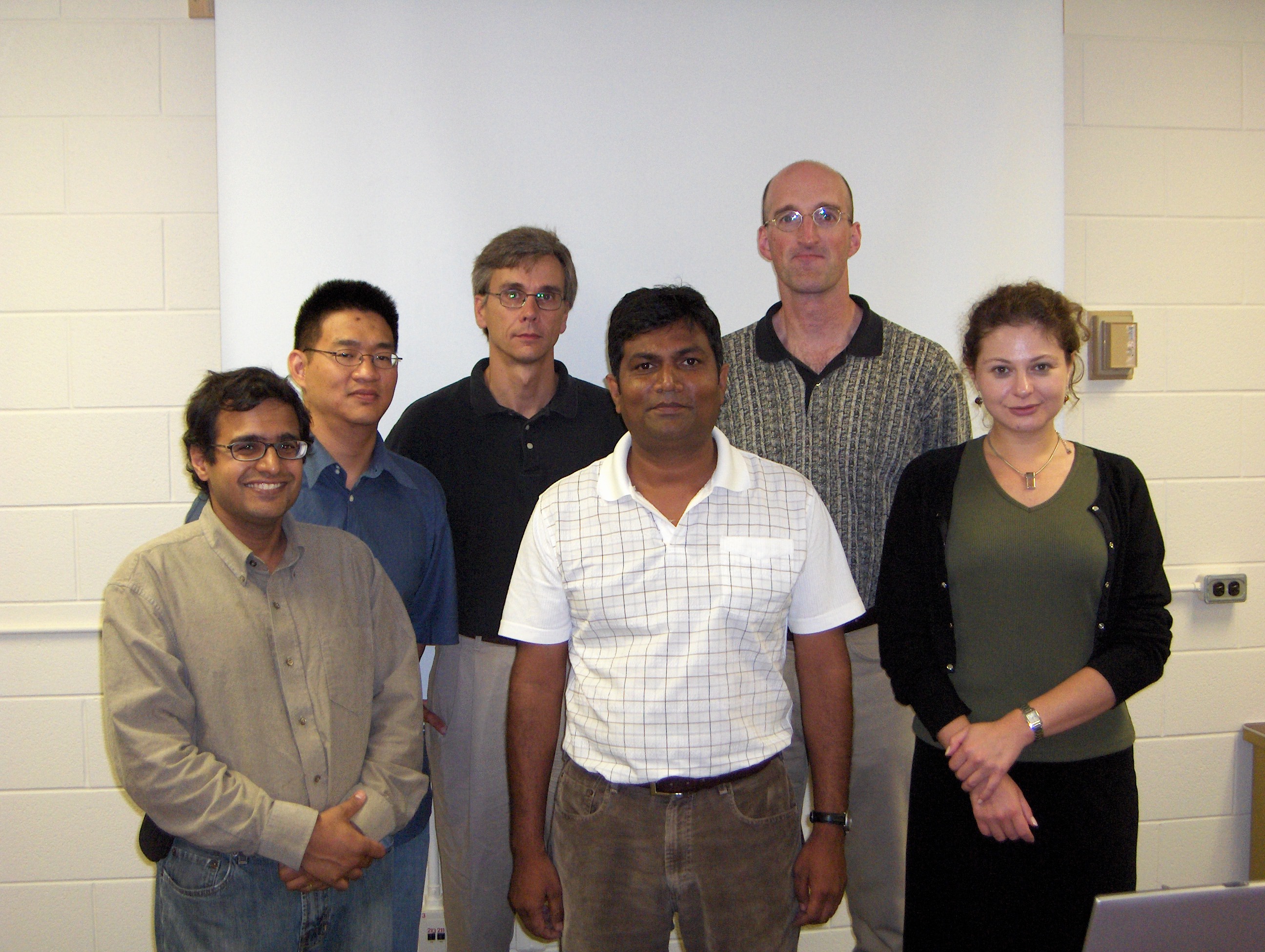 Group photo of the project team members