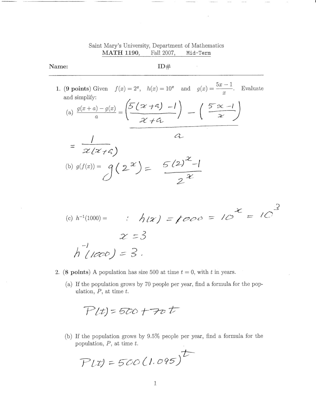 Rubric for evaluation of term papers